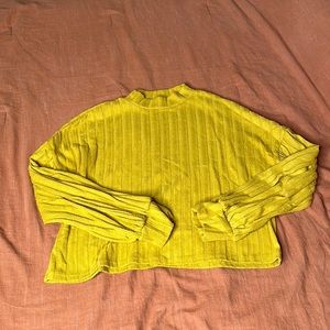 Cropped Long Sleeve Shirt